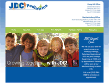 Tablet Screenshot of jdcpediatrics.com